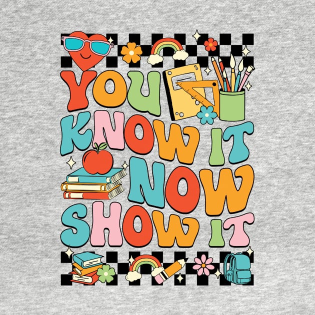 You Know It Now Show It Testing Day by antrazdixonlda